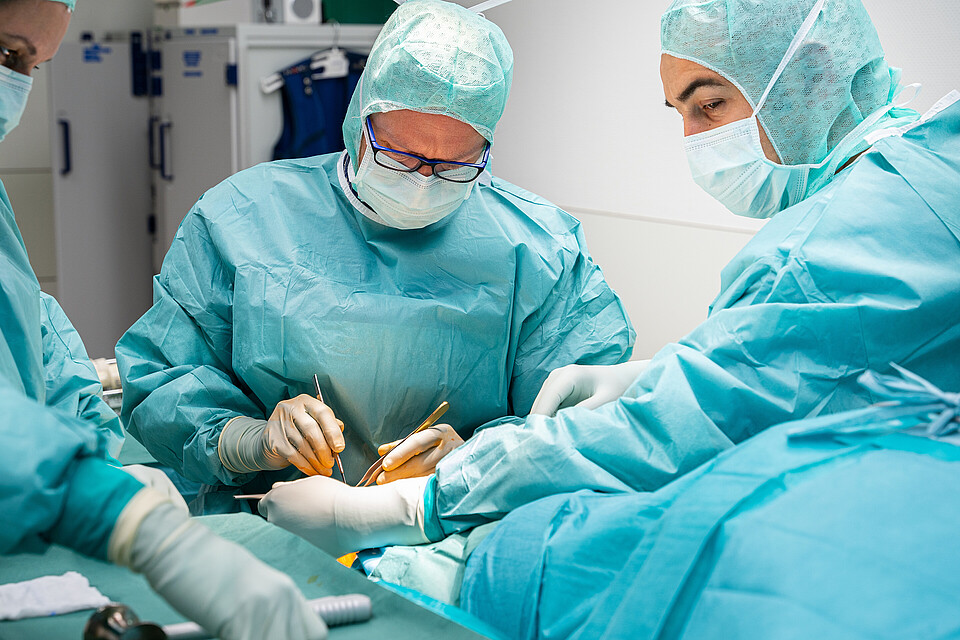 Achillessehnenriss Operation