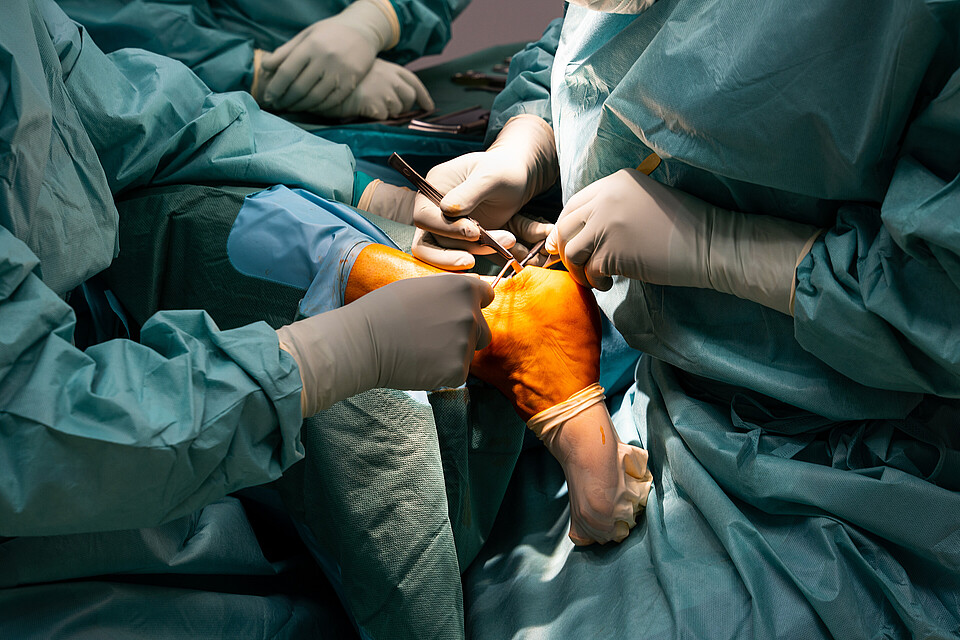 Achillessehnenriss Operation